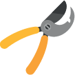 pruning clippers graphic icon