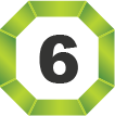 number 6 icon